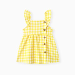 Vestido con diseño a cuadros – fresco, tierno y veraniego