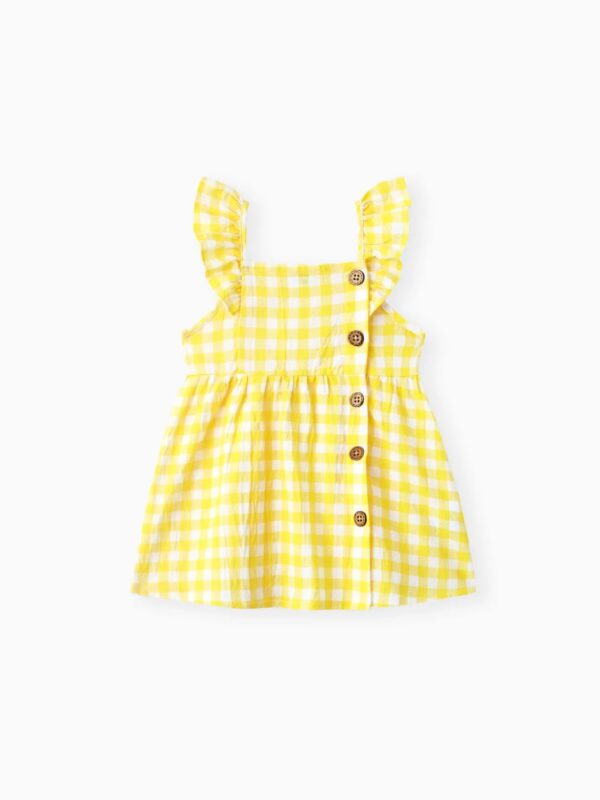 Vestido con diseño a cuadros – fresco, tierno y veraniego