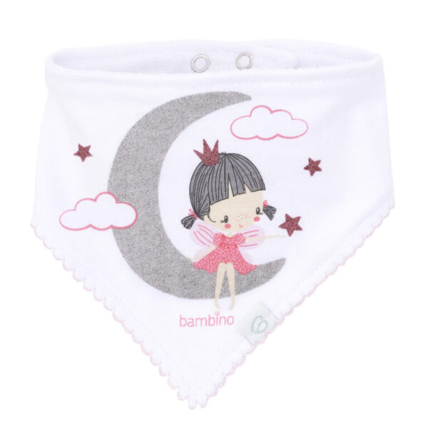 Set 2 Baberos Bandana Algodón Niña - Imagen 5