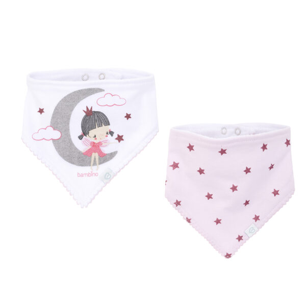 Set 2 Baberos Bandana Algodón Niña - Imagen 6